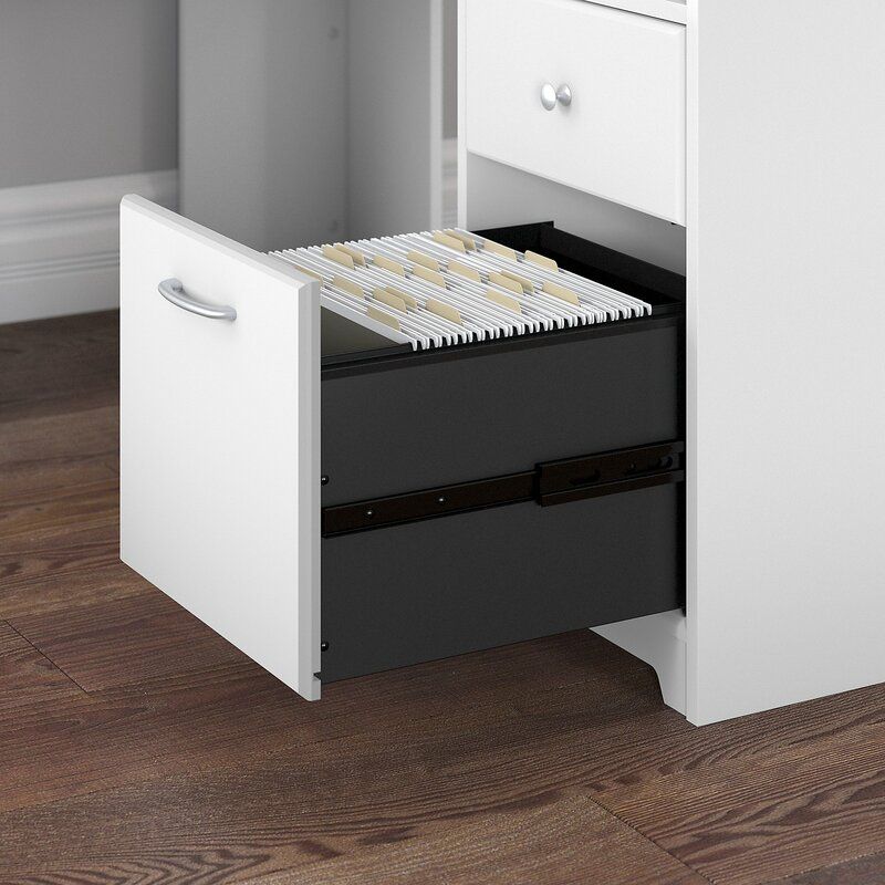 Hillsdale L Shape Executive Desk with Hutch thumbnail 3