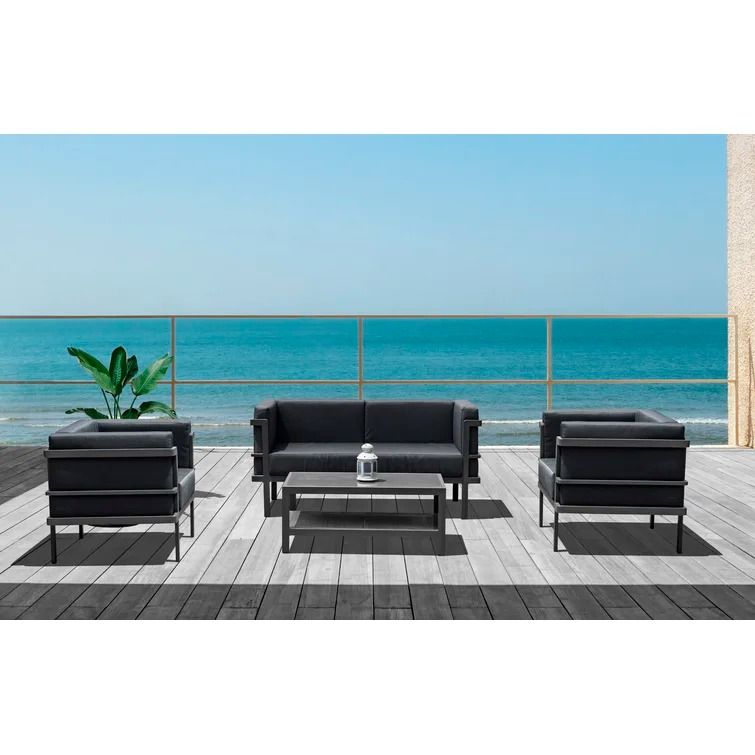 Macedonia 4 Piece Sofa Seating Group thumbnail 2