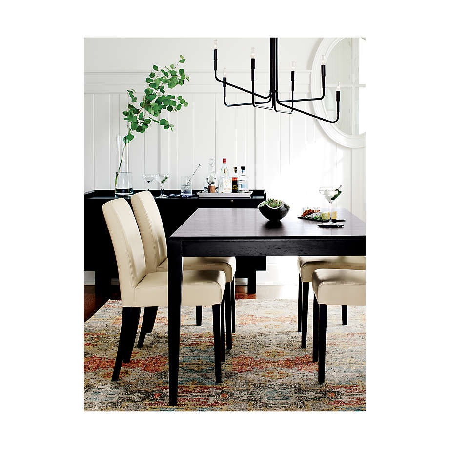 Lowe Ivory Leather Dining Chair thumbnail 3