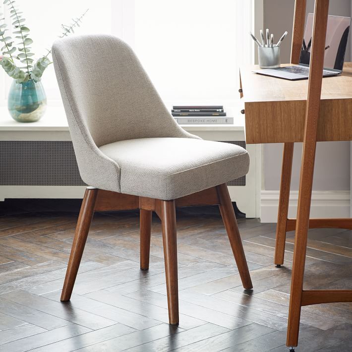 west elm x pbt Mid Century Swivel Desk Chair thumbnail 2