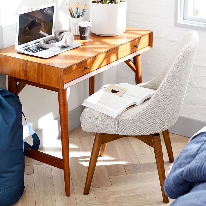 west elm x pbt Mid Century Swivel Desk Chair thumbnail 3
