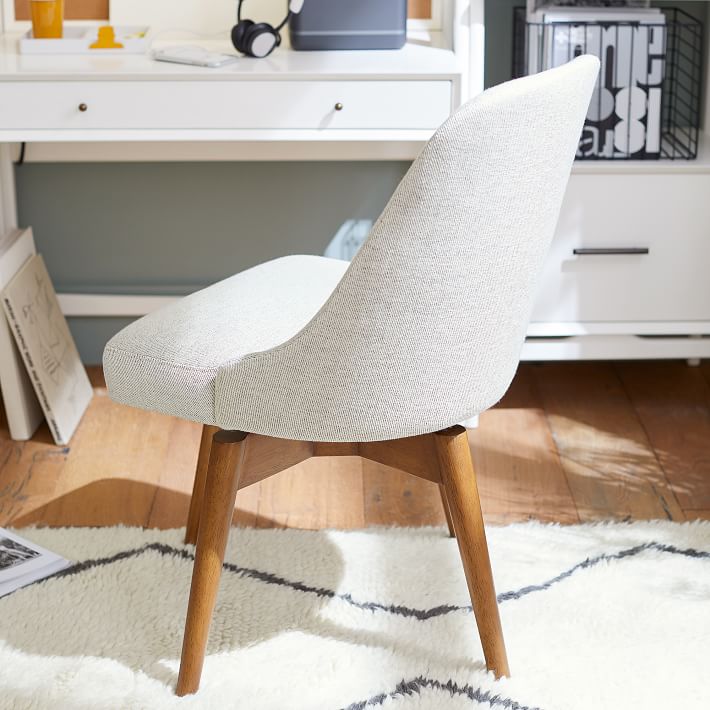 west elm x pbt Mid Century Swivel Desk Chair thumbnail 6