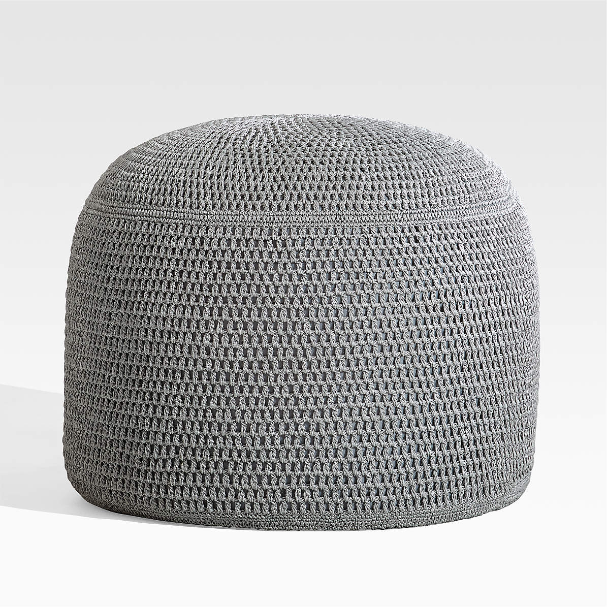 Grey Outdoor Pouf thumbnail 3