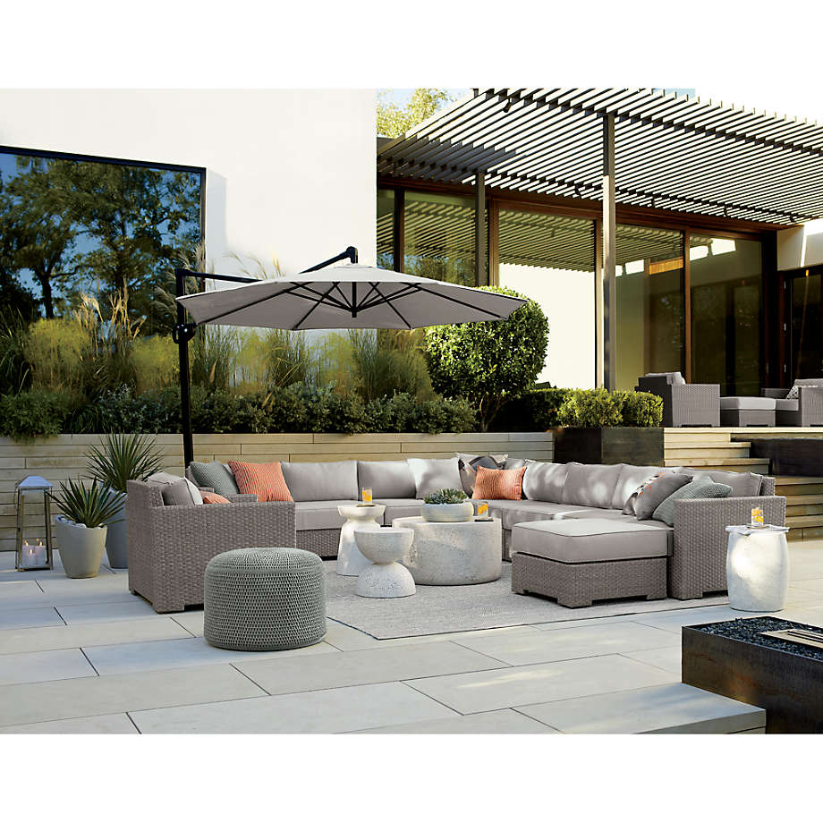 Grey Outdoor Pouf thumbnail 8