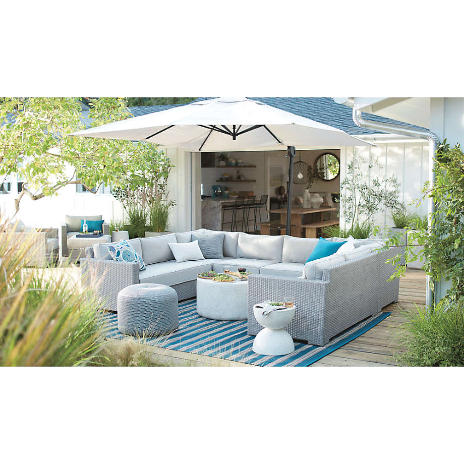 Grey Outdoor Pouf thumbnail 9