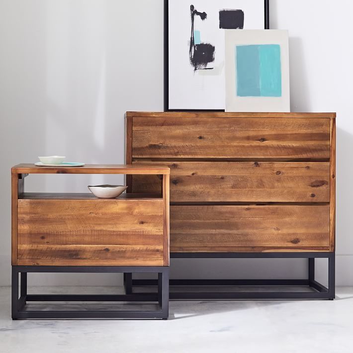 Logan Industrial Nightstand thumbnail 2