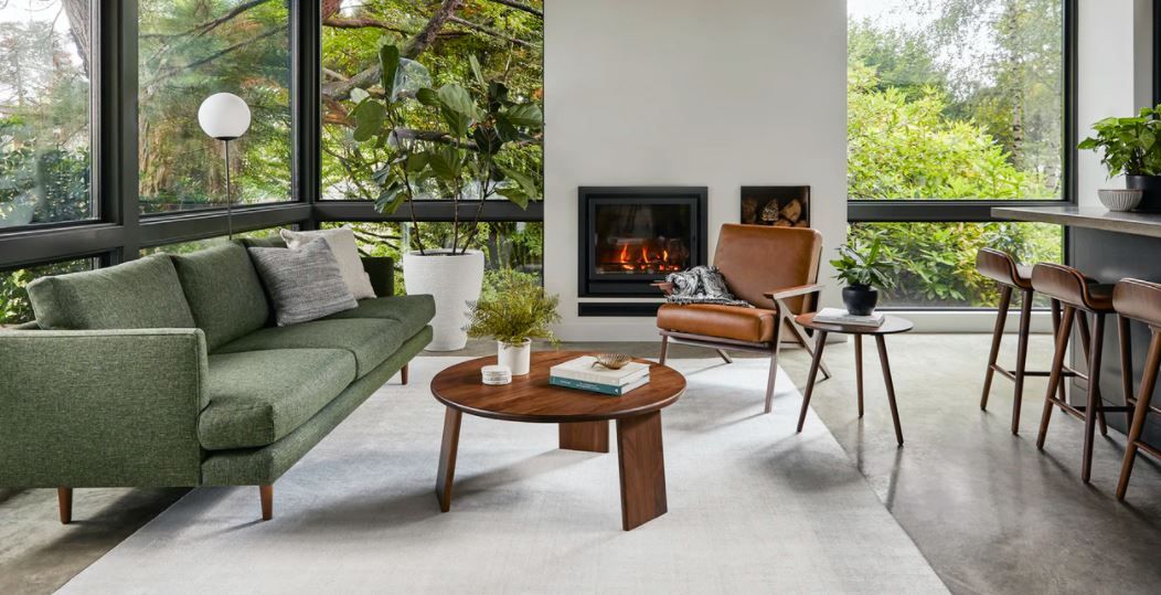 Otio Toscana Tan Walnut Lounge Chair thumbnail 6