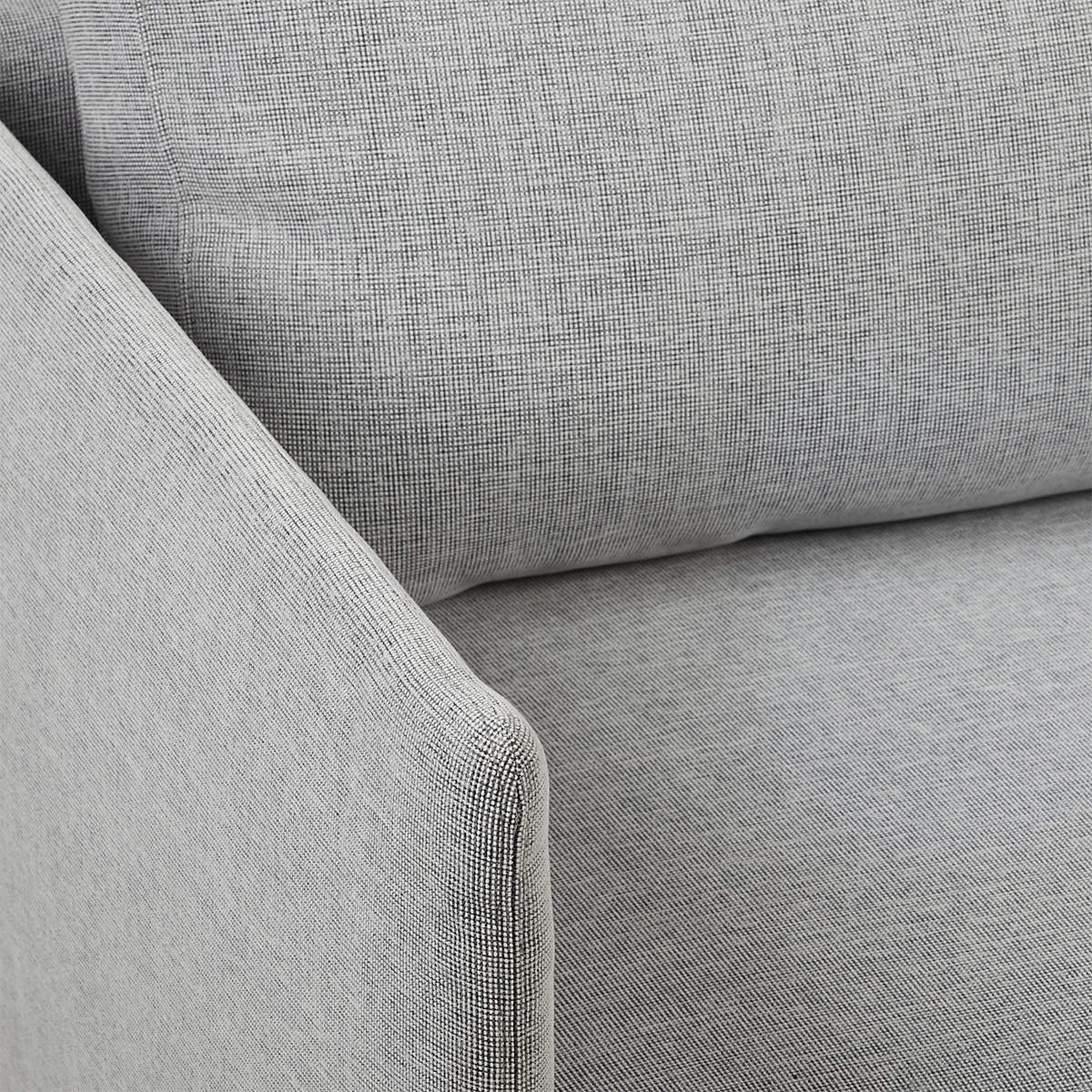Tandom Microgrid Grey Sleeper Sofa thumbnail 6