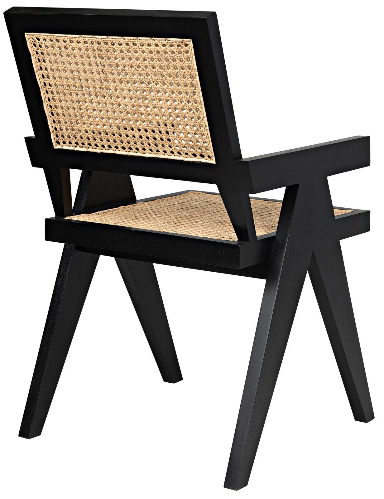 Jude Solid Wood Arm Chair in Beige thumbnail 5