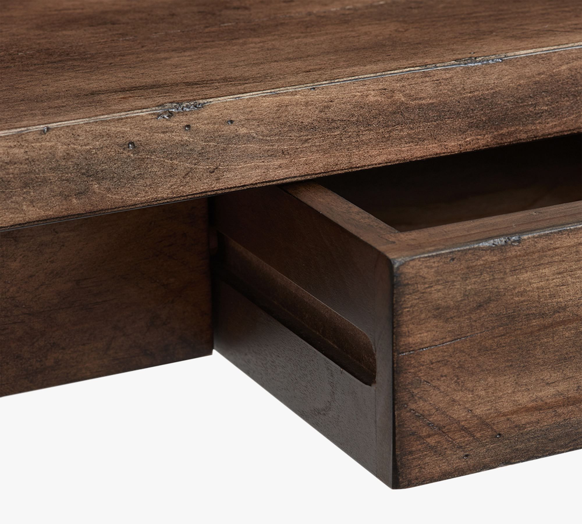 Mateo 56 Rustic Desk with Drawer thumbnail 2