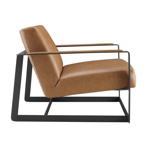 Seg Upholstered Vinyl Accent Chair thumbnail 3