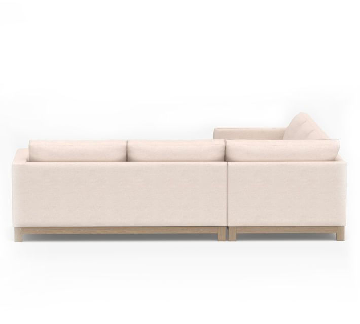 Jake Seadrift Wood Base 3-Piece L-Shaped Sectional (110") thumbnail 2