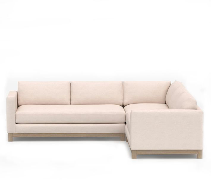 Jake Seadrift Wood Base 3-Piece L-Shaped Sectional (110") thumbnail 3