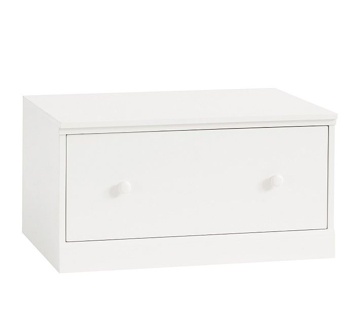 Cameron Drawer Base, Simply White, UPS — view 1