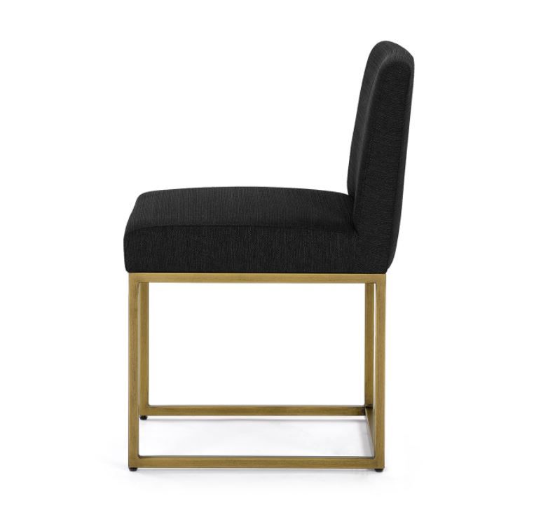 Oscuro Pure Black Dining Chair thumbnail 2