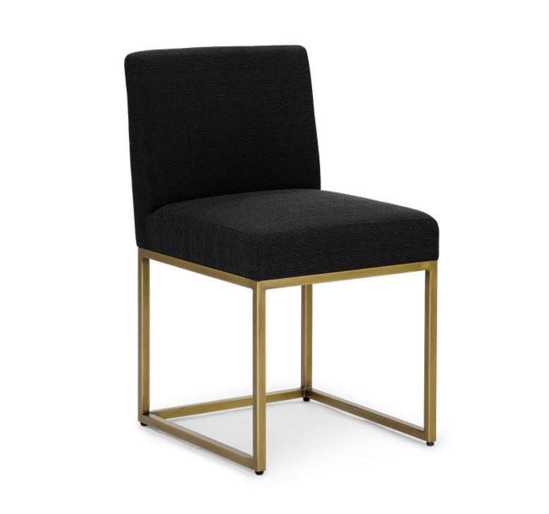Oscuro Pure Black Dining Chair thumbnail 3