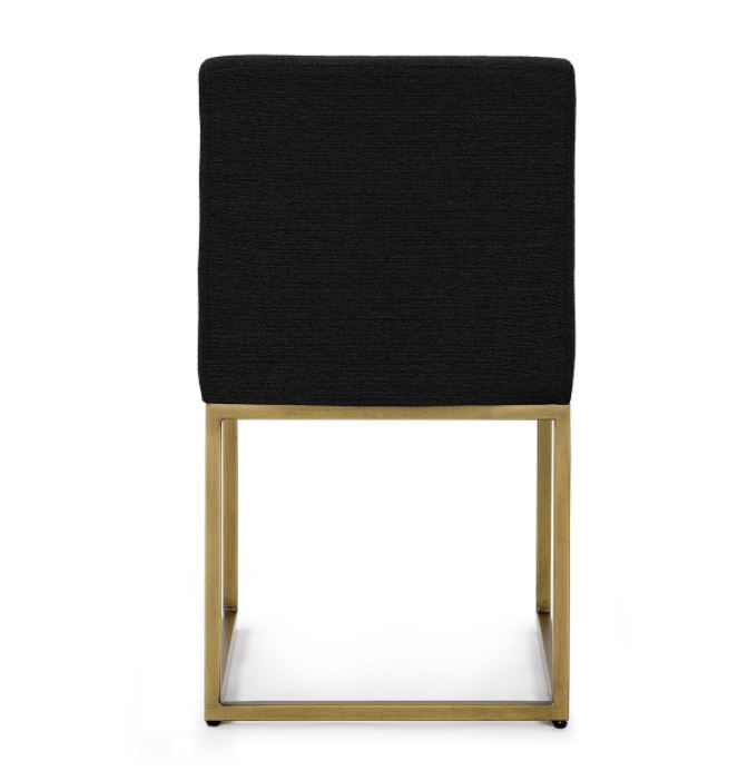 Oscuro Pure Black Dining Chair thumbnail 4