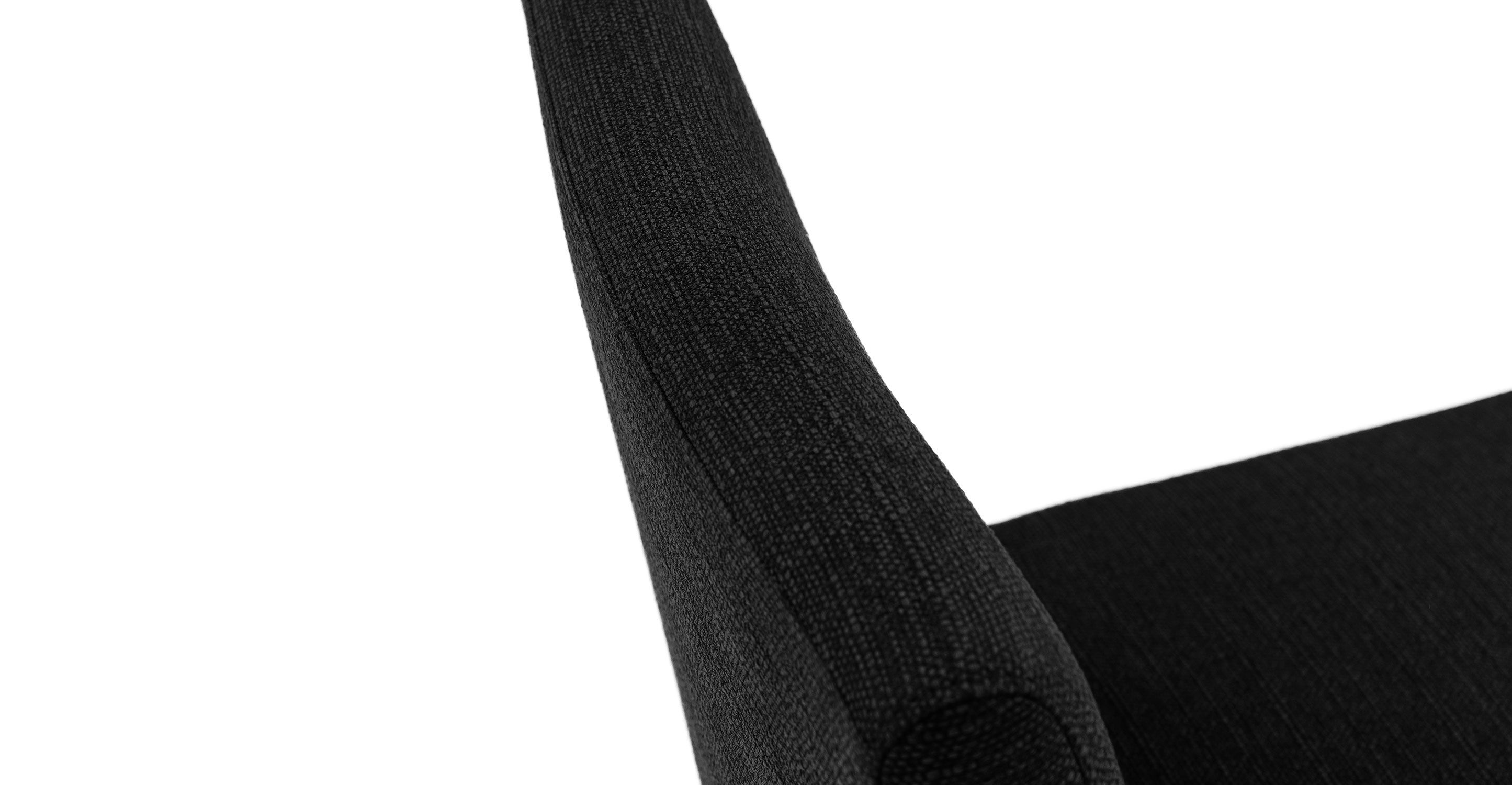 Oscuro Pure Black Dining Chair thumbnail 6