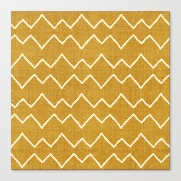 Urbana in Gold Canvas Print — view 1
