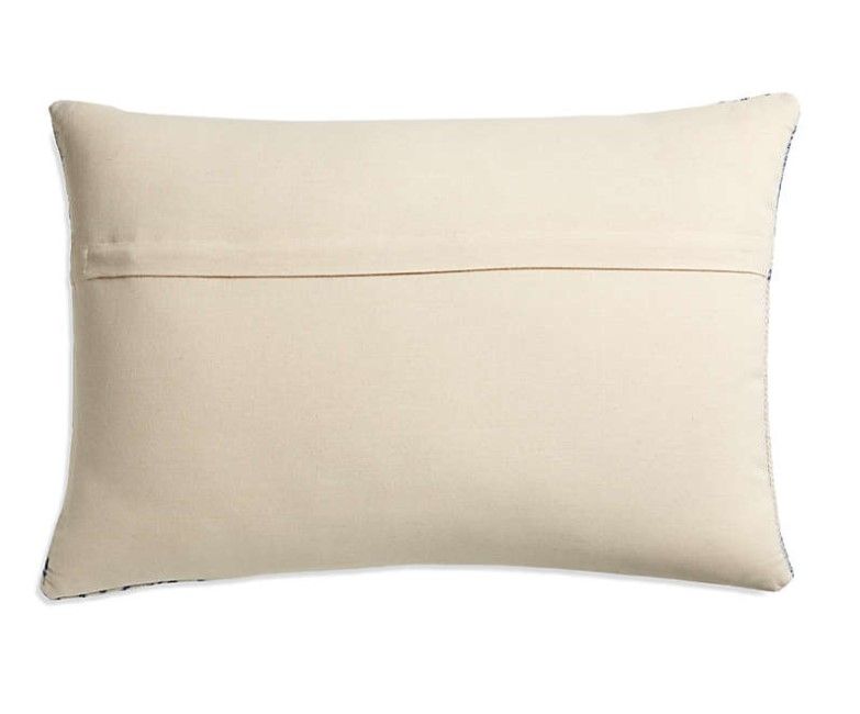 Marek Faded Blue Geometric Lumbar Pillows Set of 2 With Insert-24"x16" thumbnail 3