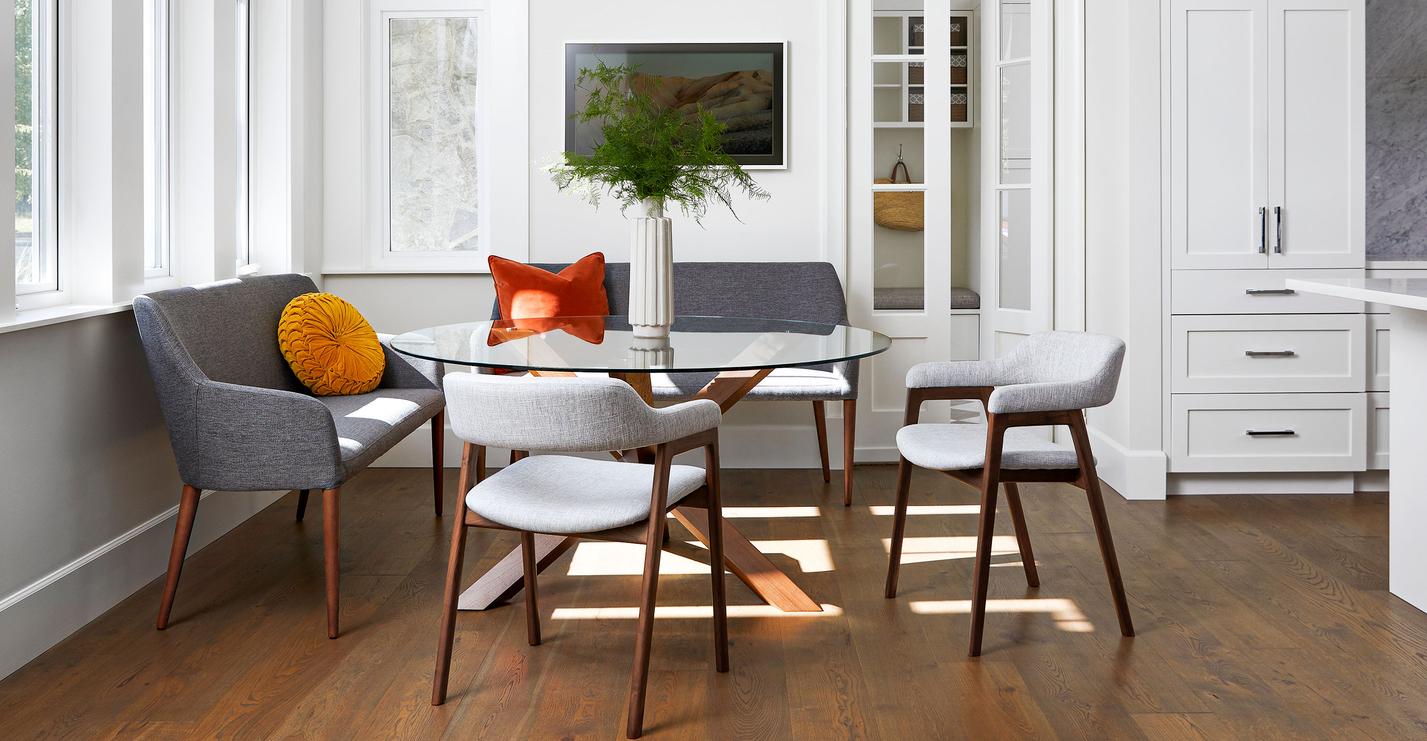 Savis Mist Gray Dining Chair thumbnail 2