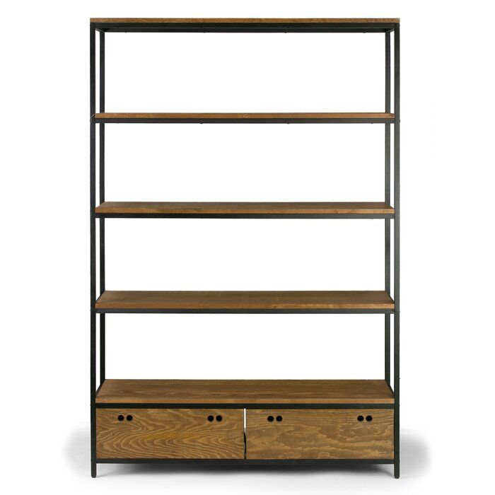 Borchert 70.75'' H x 47.25'' W Etagere Bookcase thumbnail 4