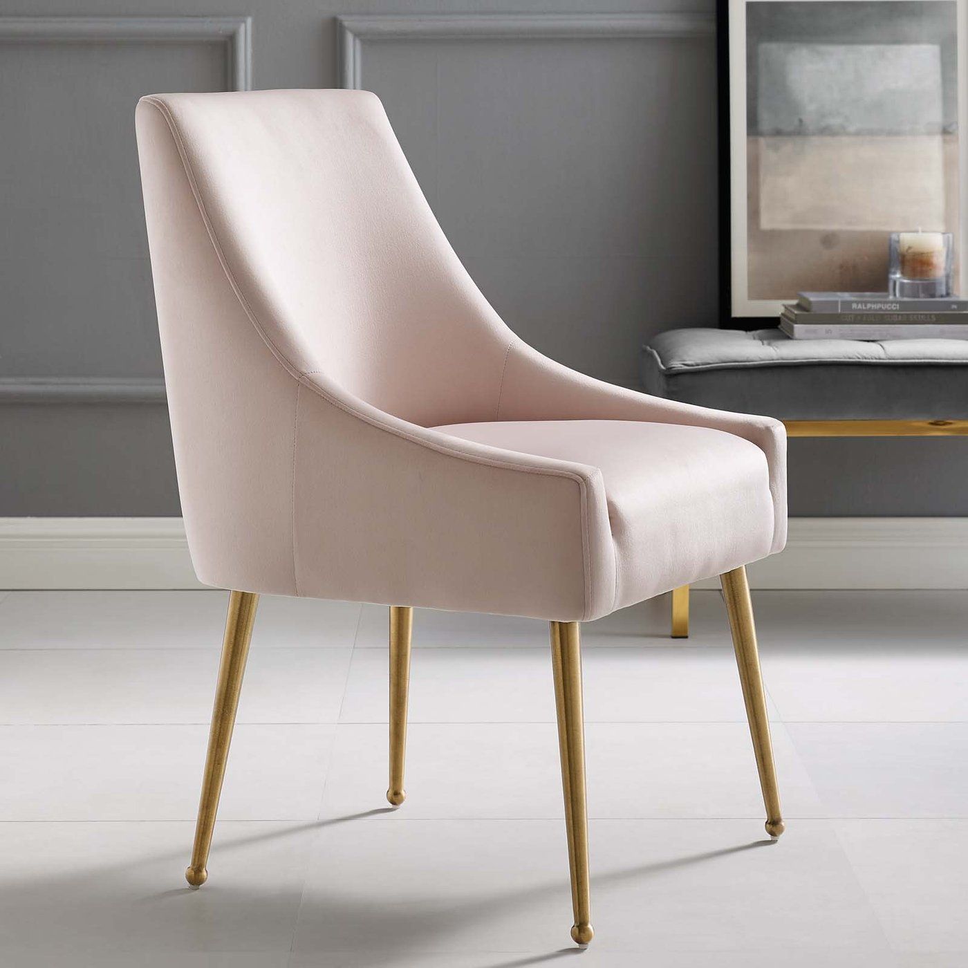 Crisden Dining Chair - Blush thumbnail 6