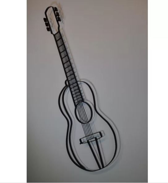 Guitar Metal Wall Décor thumbnail 3