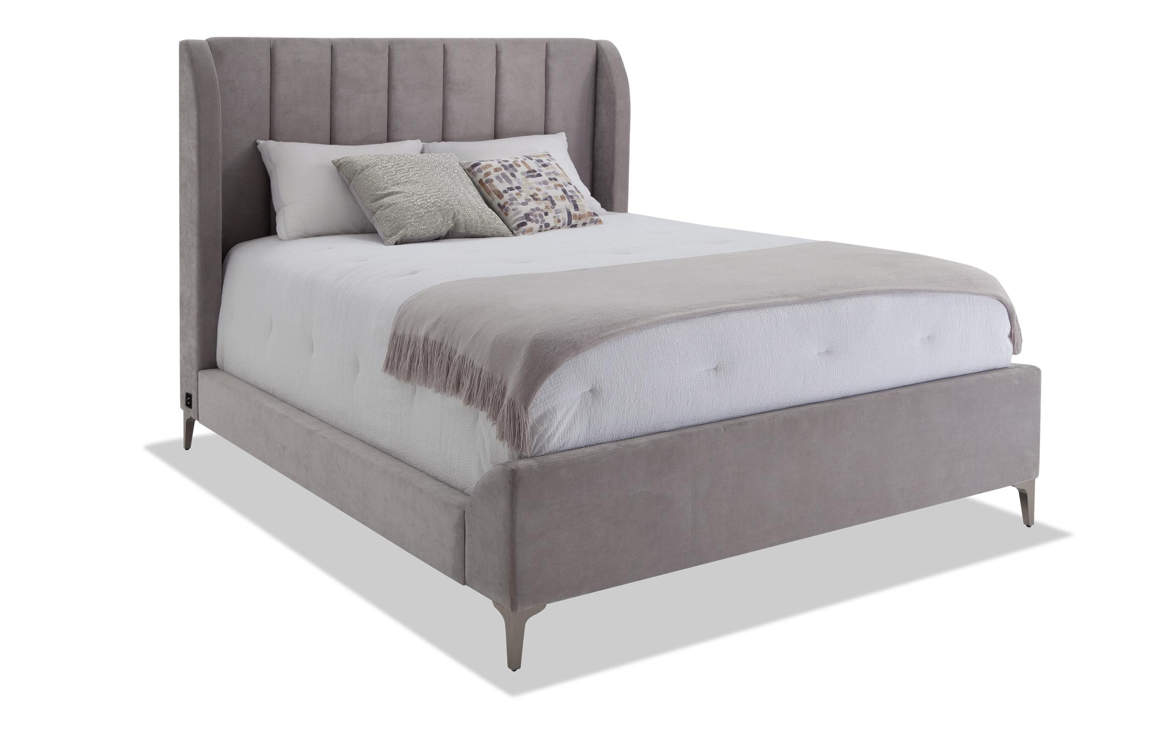 Aubrey Gray Bed-King — view 1