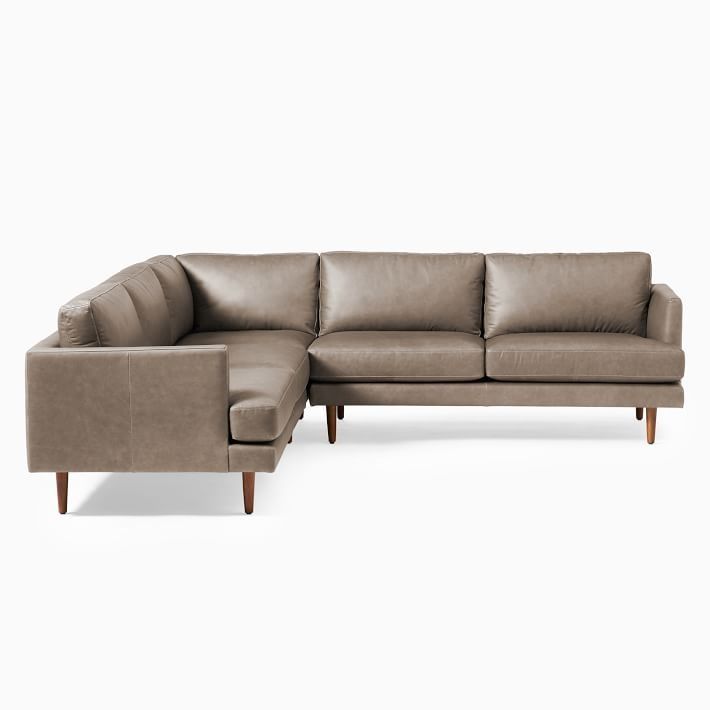 Haven Loft Leather 3-Piece L-Shaped Sectional thumbnail 3