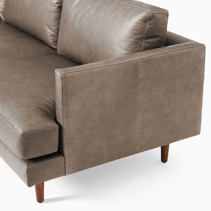 Haven Loft Leather 3-Piece L-Shaped Sectional thumbnail 4