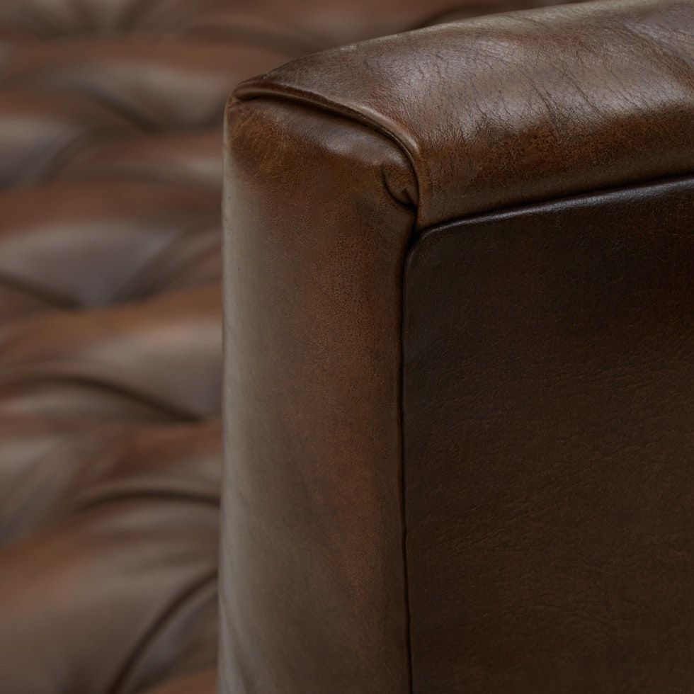 Vaughn 76" Leather Sofa thumbnail 5