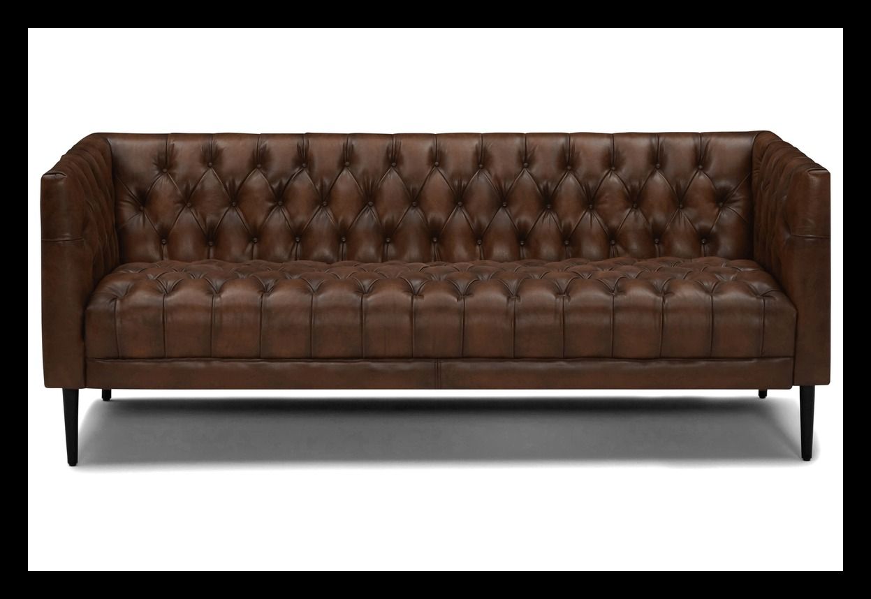 Vaughn 76" Leather Sofa thumbnail 3