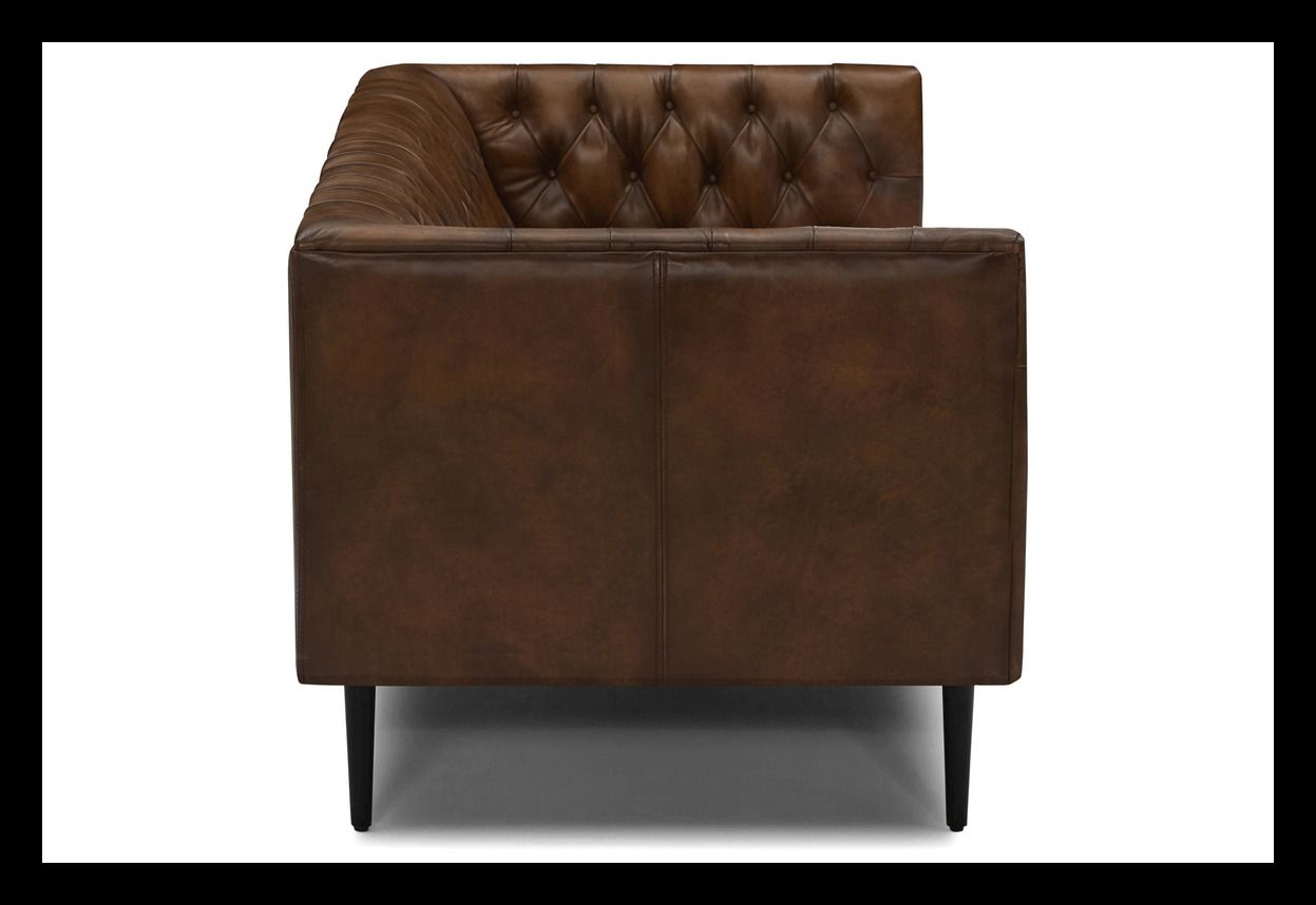 Vaughn 76" Leather Sofa thumbnail 4
