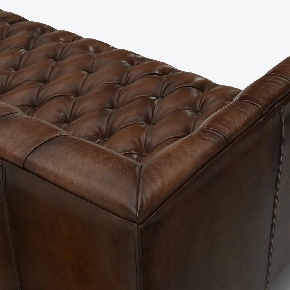 Vaughn 76" Leather Sofa thumbnail 10