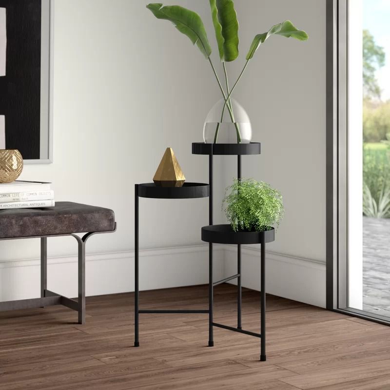 Lofgren Metal Round Multi-Tiered Plant Stand thumbnail 2