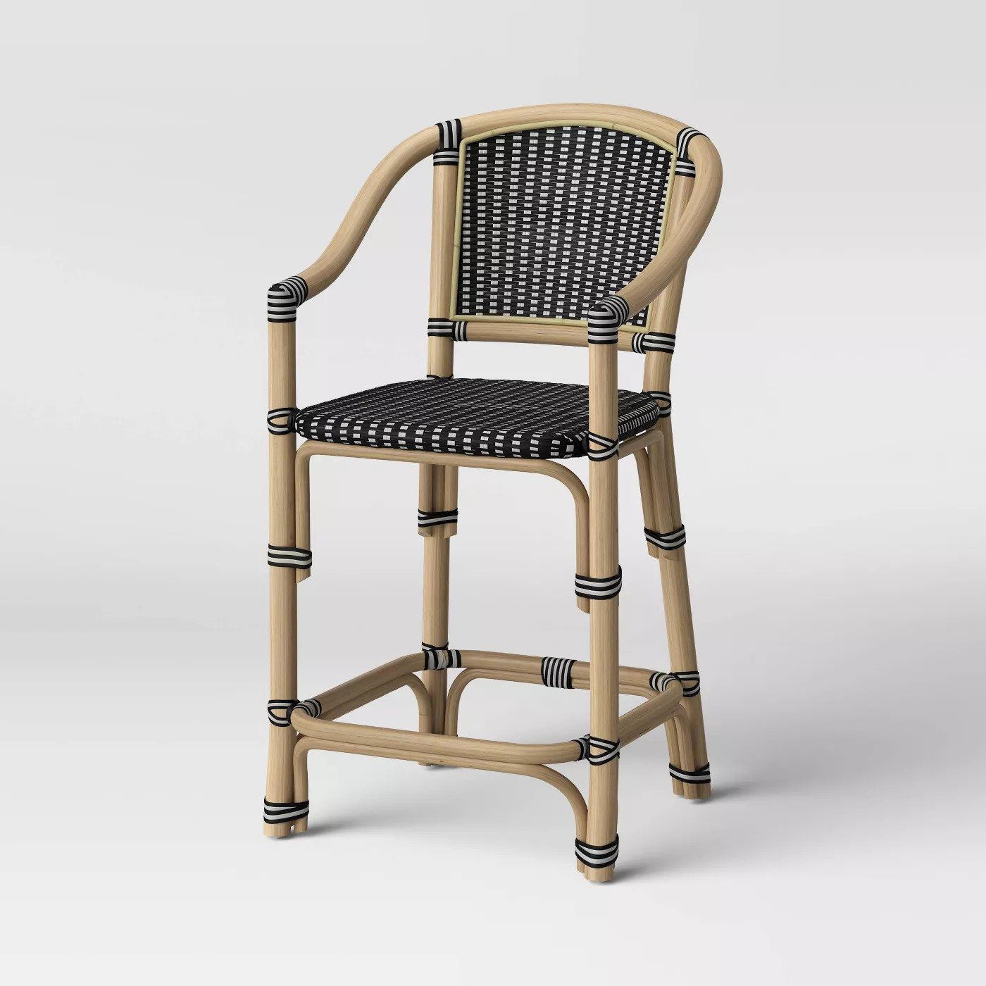 Parksley Rattan and Woven Counter Stool thumbnail 2