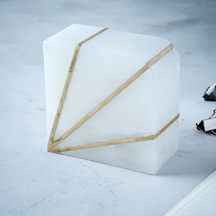 Stone Bookend, Alabaster — view 1