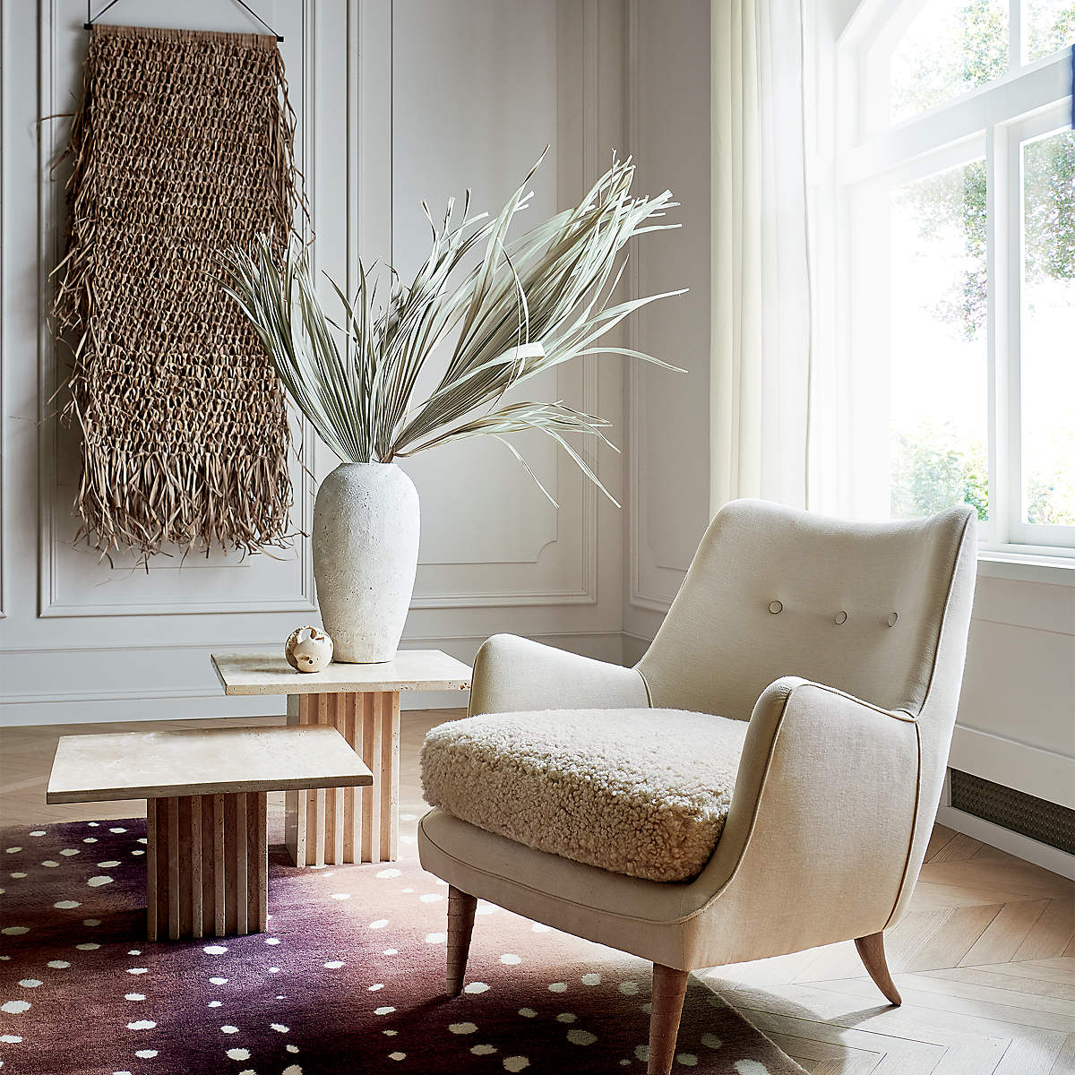 Torino White Textured Vase thumbnail 2