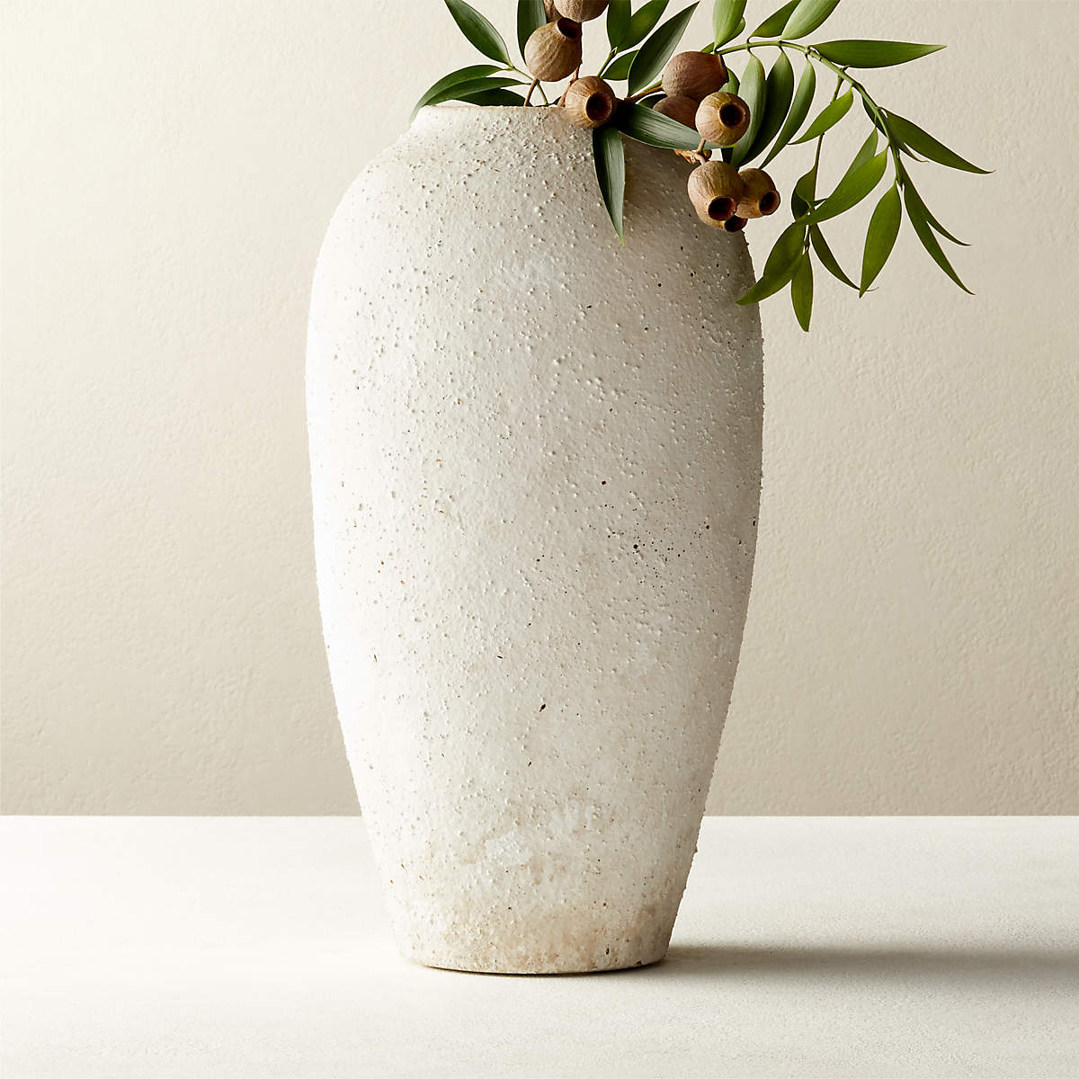 Torino White Textured Vase thumbnail 3