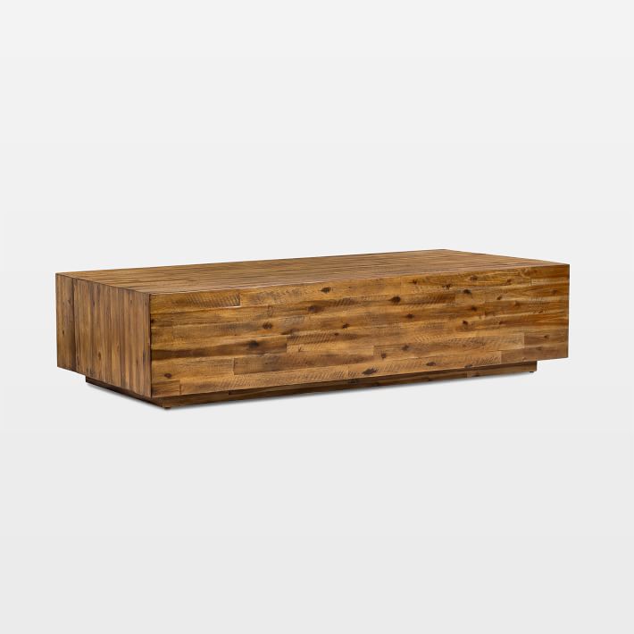 Logan Industrial Slab Coffee Table — view 1