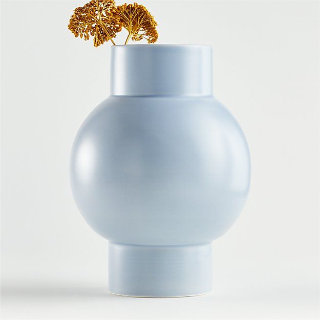 Olmstead Light Blue Moon Vase — view 1