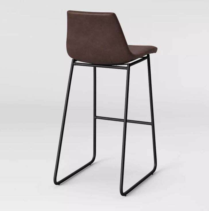 Bowden Faux Leather Barstool thumbnail 3