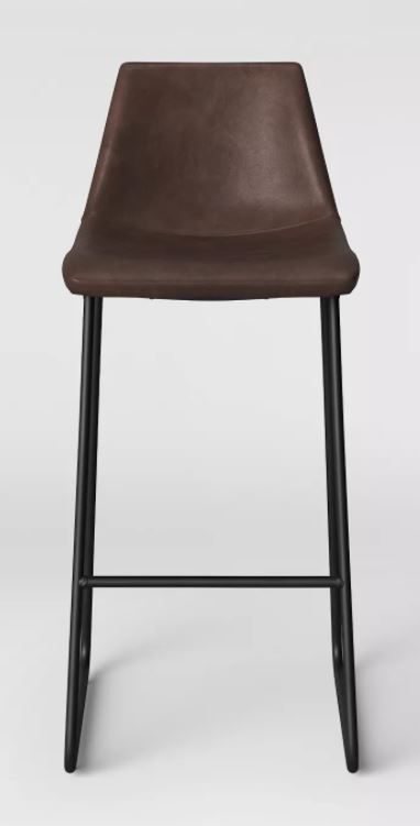 Bowden Faux Leather Barstool thumbnail 4