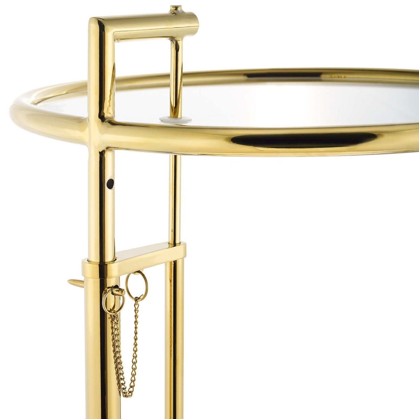 Eileen Gold Stainless Steel End Table thumbnail 3