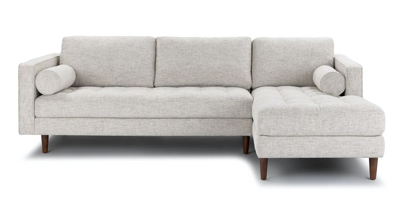 Sven Birch Ivory Right Sectional Sofa thumbnail 3