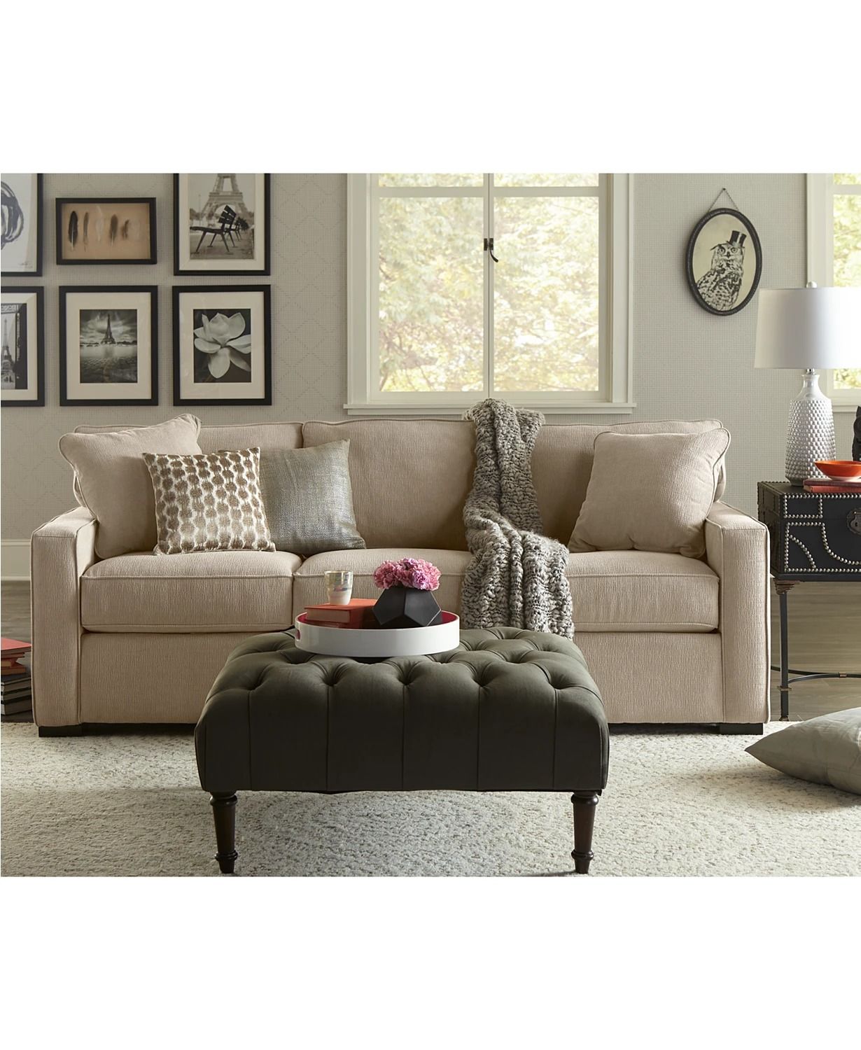 Radley 86 Fabric Sofa, Created for Macy's thumbnail 2
