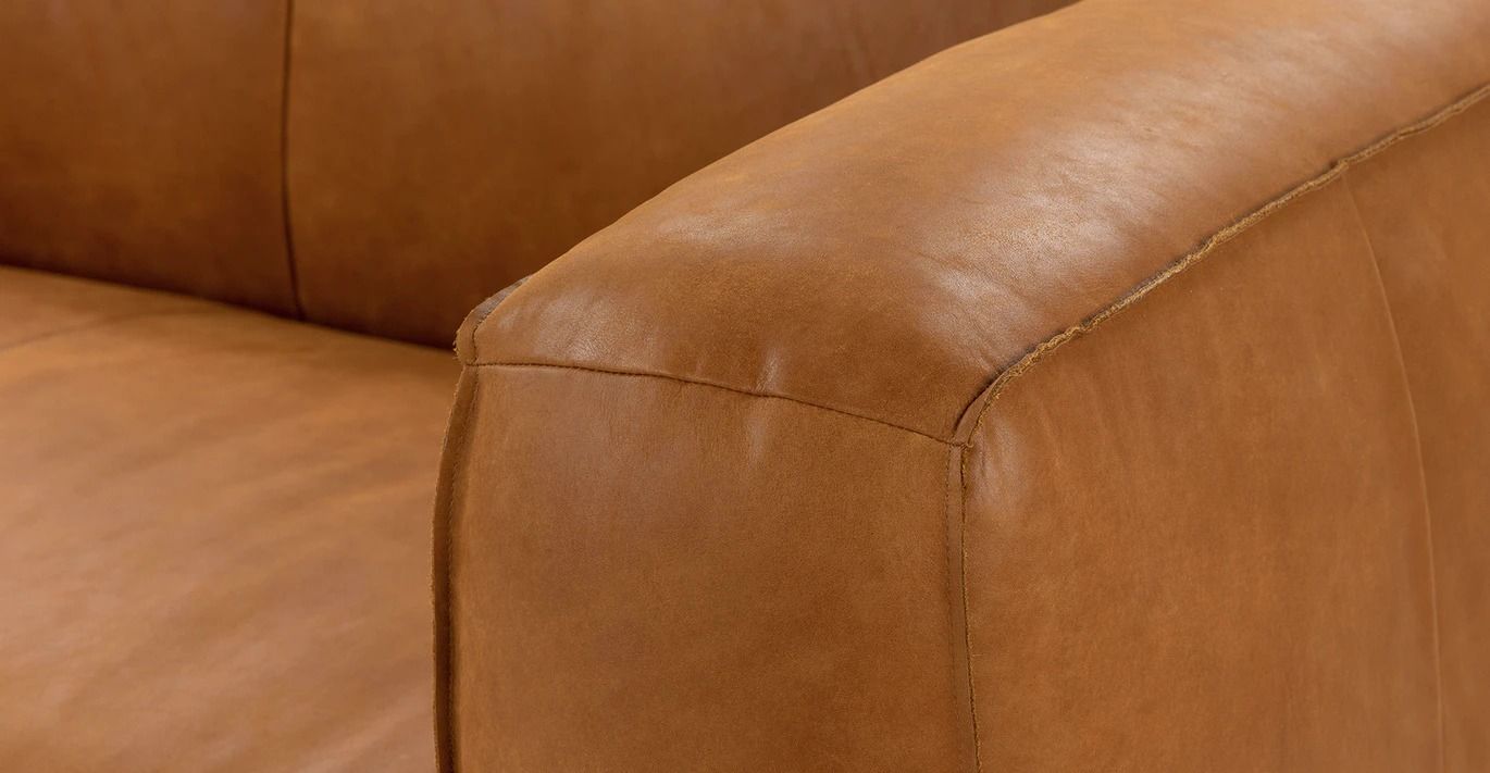 Cigar Rawhide Tan Sofa thumbnail 9