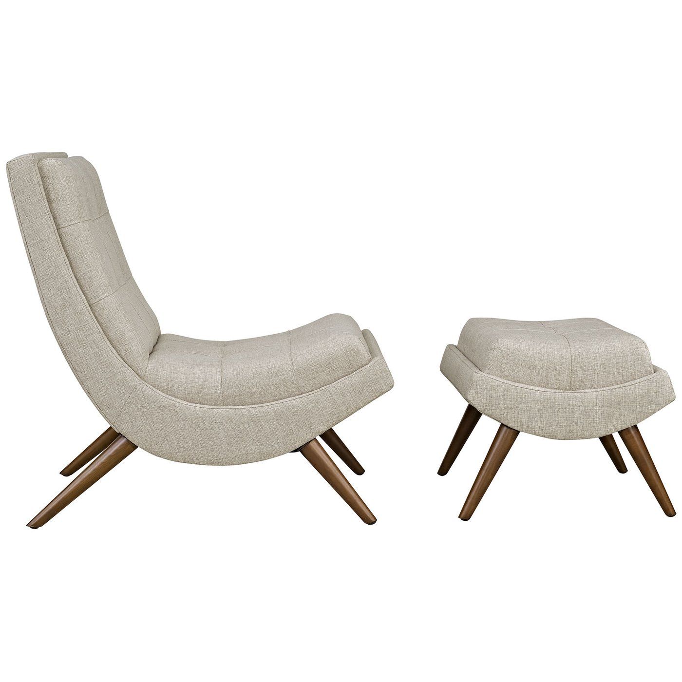 Ramp Upholstered Fabric Lounge Chair thumbnail 2