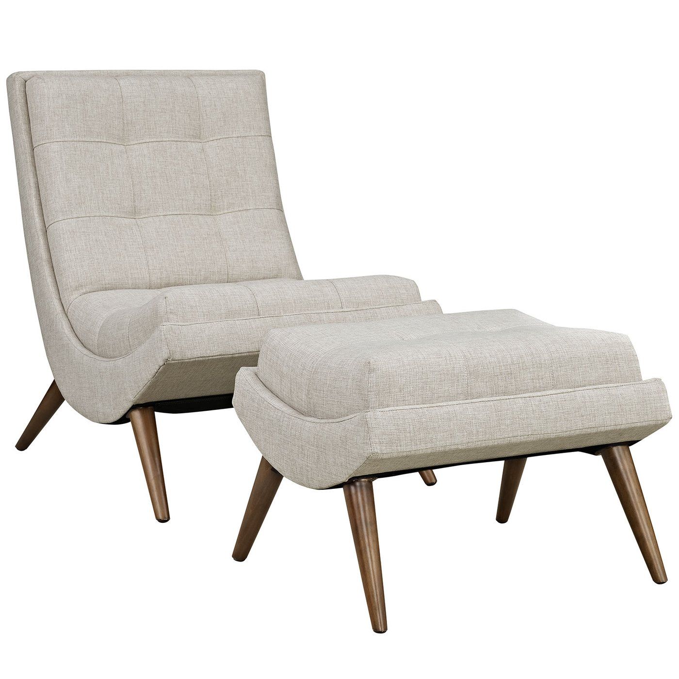 Ramp Upholstered Fabric Lounge Chair thumbnail 4